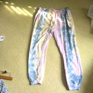Tie-dye teen sweatpants from New Buffalo Michigan